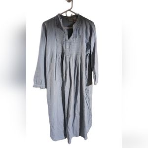 LL BEAN Flannel night gown Women's Large